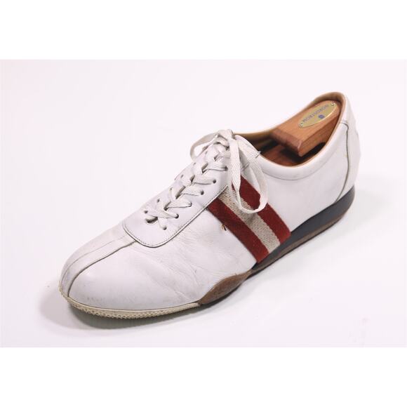 Bally Men's Free Model Low Top Leather Sneakers US 11.5 - Picture 1 of 11